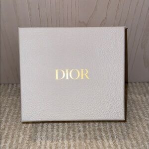 Dior White Box with Gold Logo